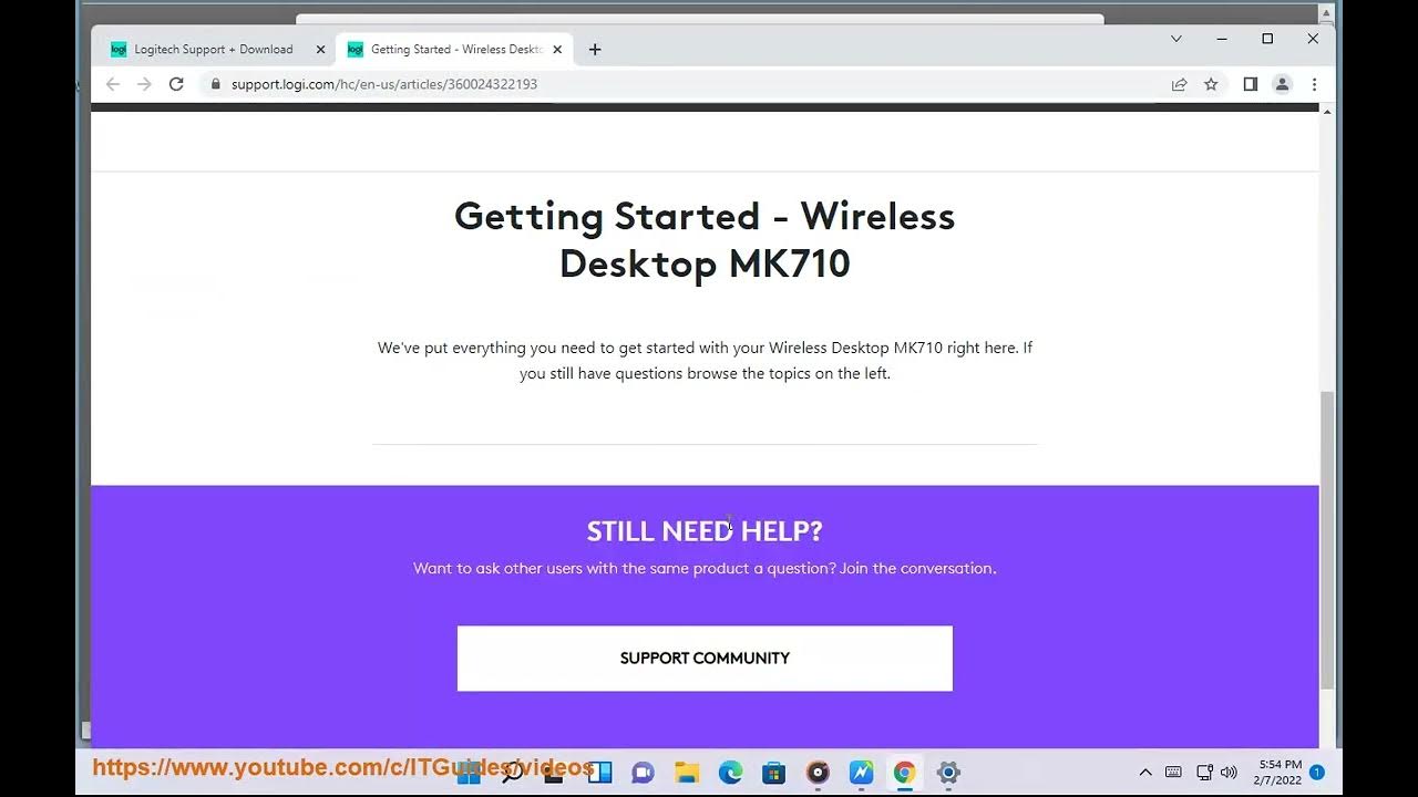 låg chokerende udslæt Download & Update Logitech MK710 Desktop Wireless Mouse & Keyboard Driver  for Windows 11/10/8/7 - YouTube