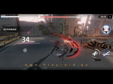 Punishing gray raven beta android (CN) 战双帕弥什 gameplay | playroid