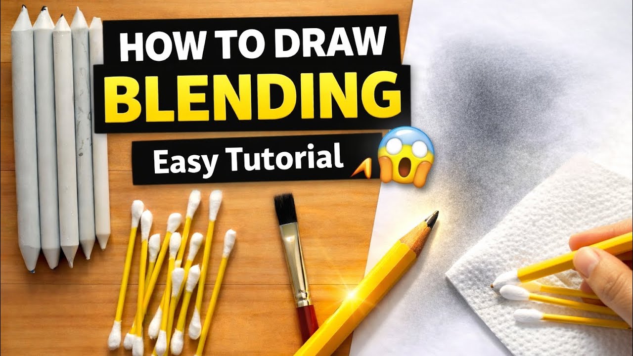“Realistic Shading & Blending Tutorial 🎨 | Pencil Drawing Masterclass ...
