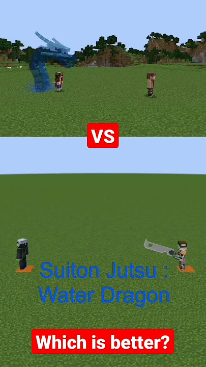 Which is better? old Naruto mod vs New Naruto mod #minecraft #naruto #narutomod
