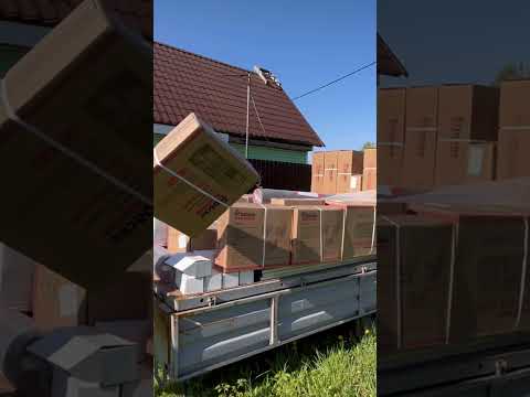 Завезли материалы панели в Истринском районе #denismontaj #дачасадогород #дача