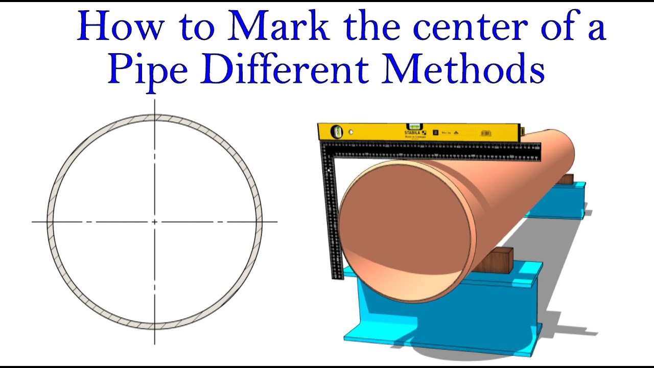 Pipe Center Marking 3 Methods Tutorial piping tips and tricks YouTube