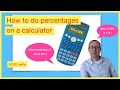 How to do percentages on a calculator