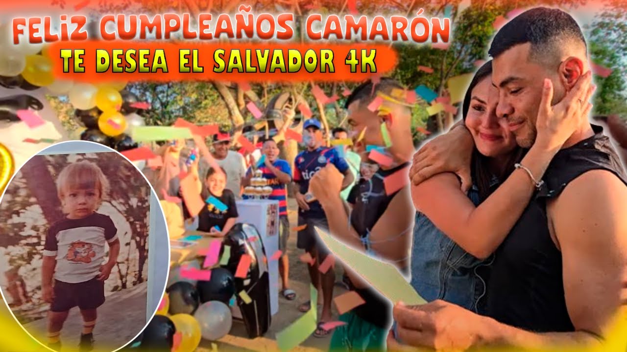 FELIZ CUMPLEAÑOS CAMARÓN! Así recibio esta gran sorpresa con toda su familia
