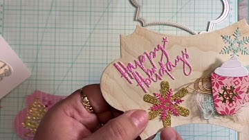 Snow and Cocoa embellishments