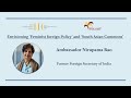 Envisioning feminist foreign policy and south asian commons ambassador nirupama rao