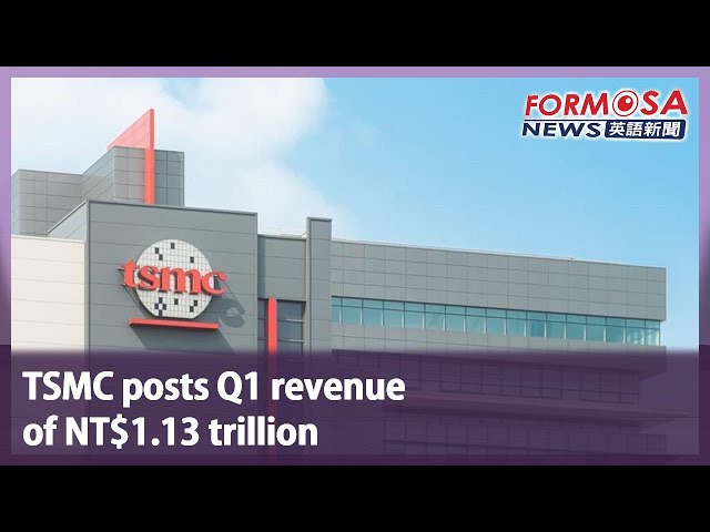 TSMC posts Q1 revenue of NT$1.13 trillion｜Taiwan News