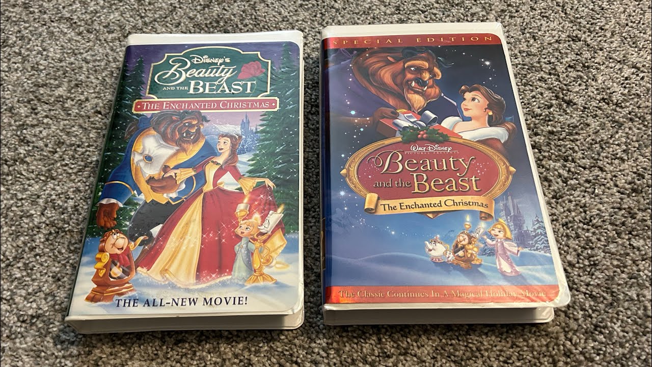 Красавица и Чудовище: Волшебное Рождество Обзор VHS (издание 2024 года)