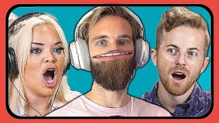 Reacting to YouTubers Reacting to Pewdiepie vs ????Series