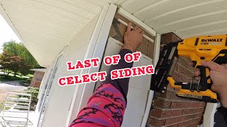 How I do the last row of celect siding