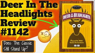 Bower's Game Corner #1142: Deer In The Headlights Game Review *Simple Family Card And Dice Game*