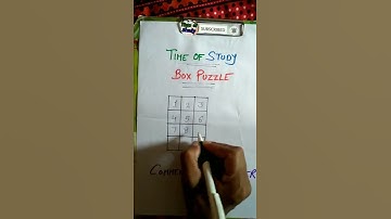 Can you do it ? Please comment your answer. #timeofstudy #boxpuzzle #short #mathpuzzle #shorttrick