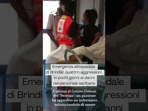 Video Infermiere aggredito nell'ospedale Perrino di Brindisi