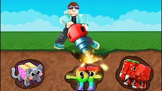 SCAVA PER SALVARE I BRAINROT su ROBLOX BRAINROT ITA!