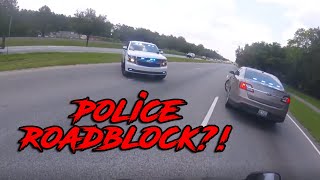 Biker Gets BLOCKED BY Police Roadblock?! (GoPro POV) - BikeLife vs Cops #3