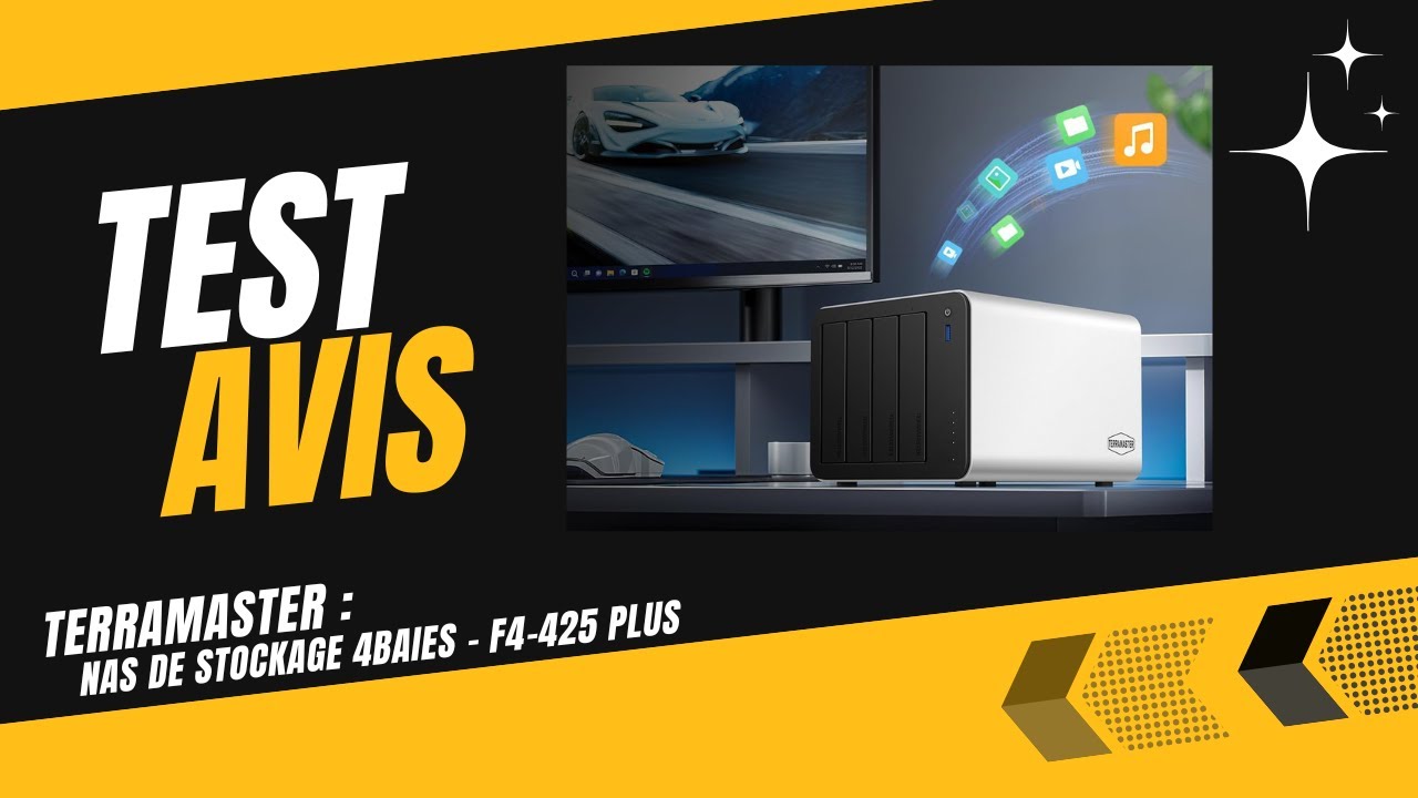 🥇 TERRAMASTER - NAS de Stockage 4Baies - F4-425 Plus - Test & Avis (2026)