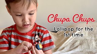 Patrick Trying Chupa Chups Lollipop For The 1St Time