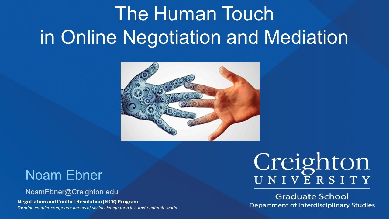 The Human Touch in ODR