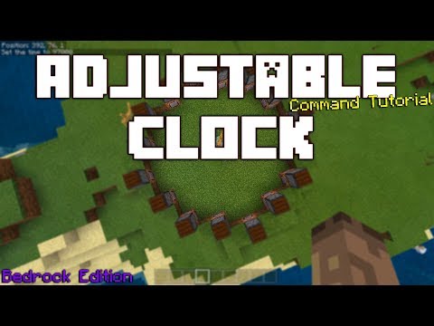 Fully Adjustable Clock Command For The Bedrock Edition of Minecraft