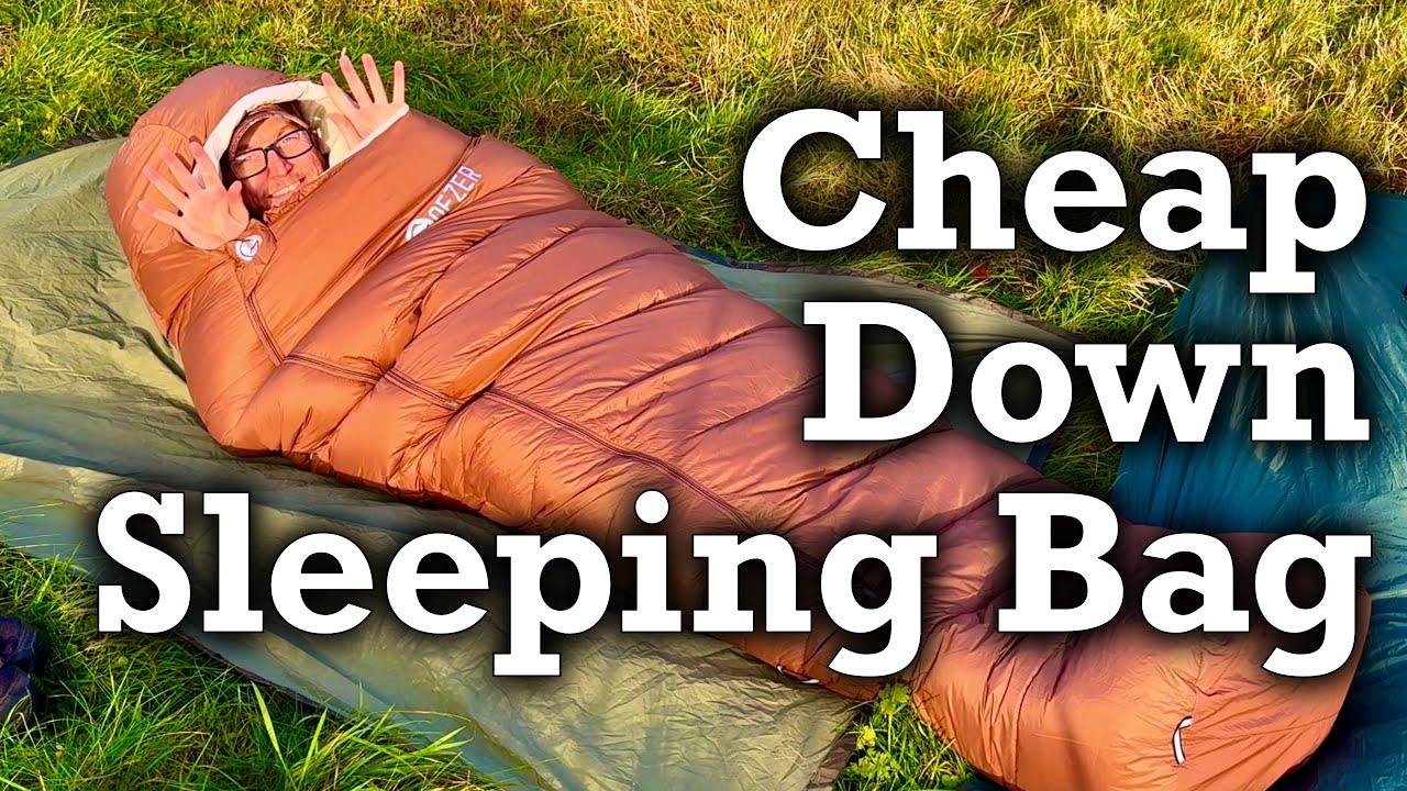 Хорош ли дешевый спальный мешок на утином пуху? (Обзор зимнего спального мешка Qezer)