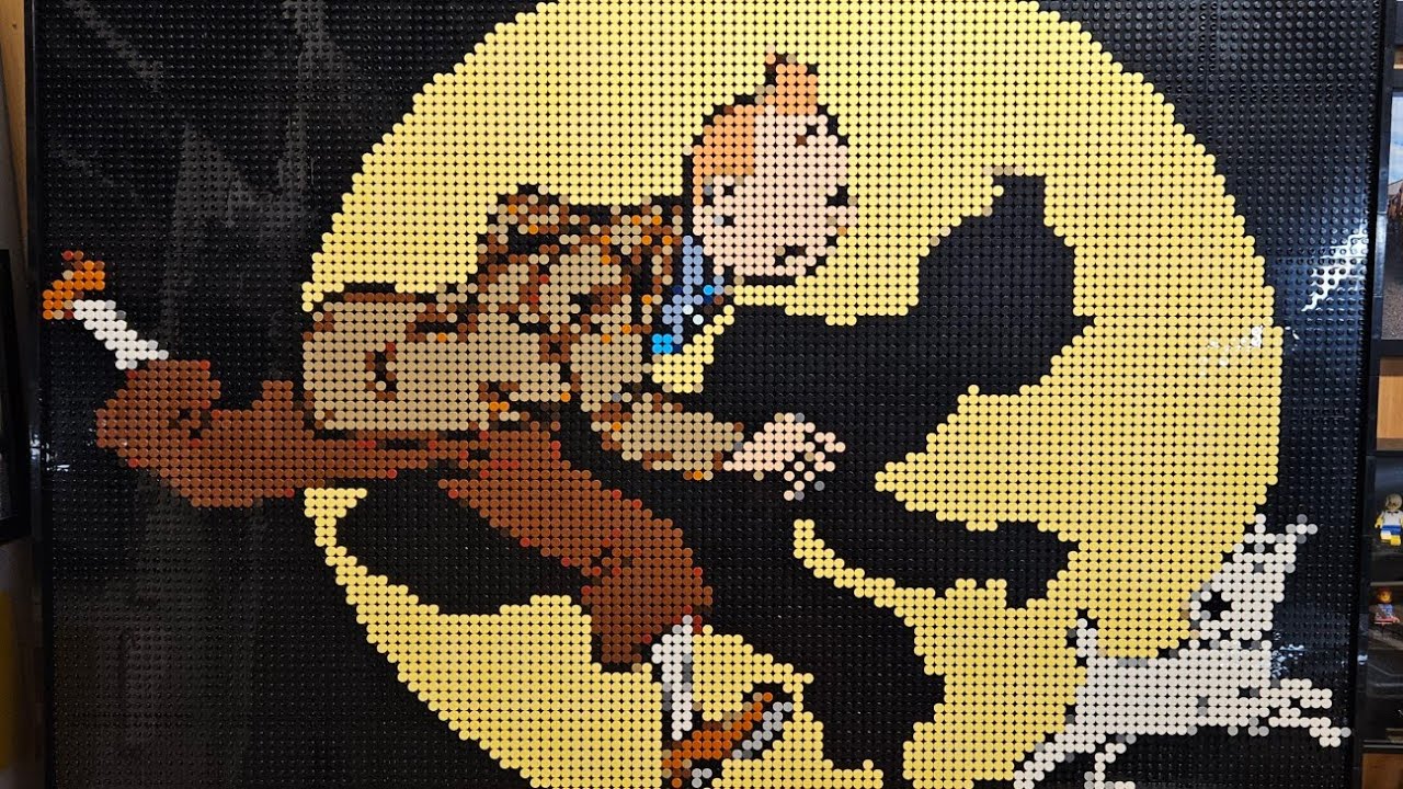 Lego Tintin Rocket Explorers on the Moon Christchurch Brickshow 2025