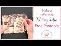 FREE Printable: Coffee Shop Folding Folio Tutorial ☕️