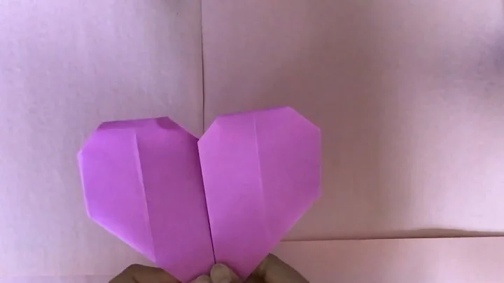 Easy Origami Heart for Mother’s Day!