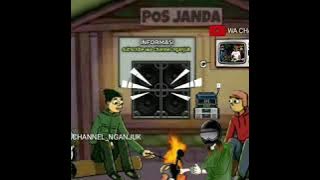 STORY WA ANIMASI NONGKRONG DI POS JAGA || dance monkey versi dangdut new pallapa