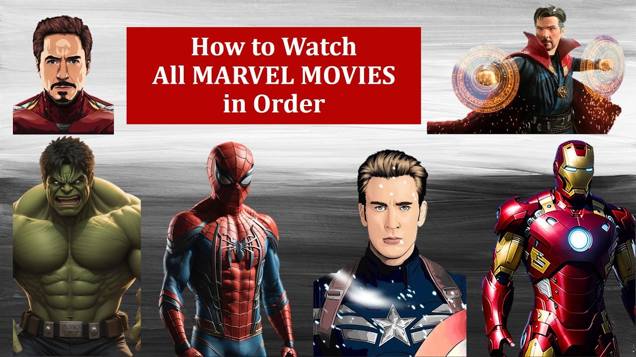 How to Watch All MARVEL MOVIES in Order | Marvel Cinematic Universe