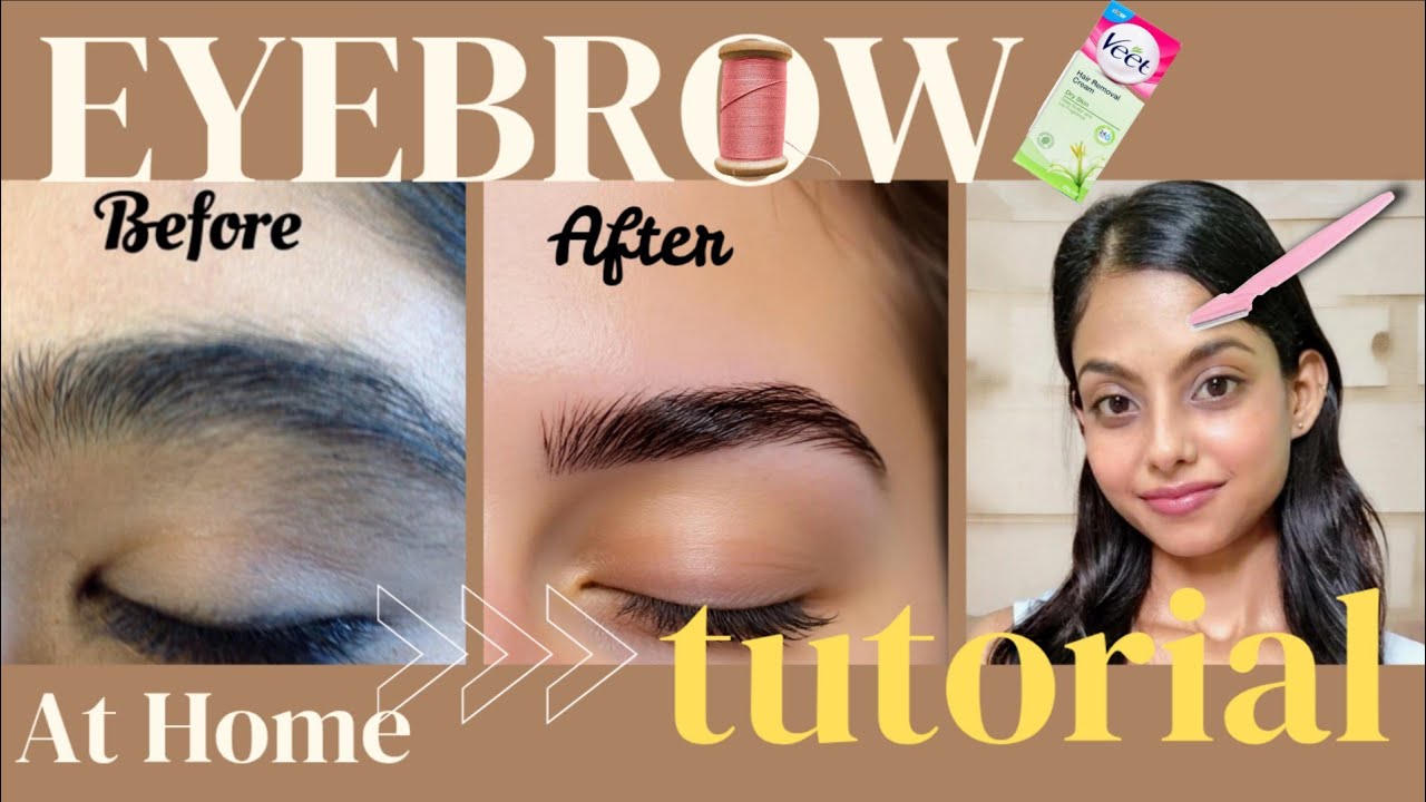 How to Clean Eyebrows at Home within 10 Minutes| Eyebrow Shaping at ...