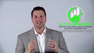 All Title Underwriters Are Not The Same.How To Choose the Right Underwriter Course Preview