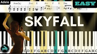 Adele Skyfall Easy Piano