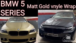 BMW 5 series Wrapped with Matt Gold | MR WRAPSTER