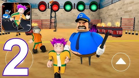 Obby Challenge Prison Run Gameplay Walkthrough Part 2 Squid Barry Prison Obby Android, iOS, PC