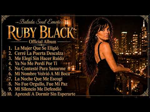 Balada Soul Emotiva | La Mujer Que Se Eligió | Ruby Black Official Album