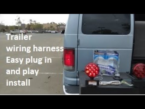 Econoline Van trailer wiring harness universal | Ford Pass through T
