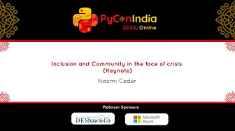 Image from Keynote: Inclusion and Community in the face of crisis
