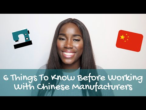 6 THINGS TO KNOW BEFORE CHINESE MANUFACTURERS | FASHION PRODUCTION