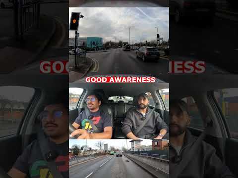 GOOD AWARENESS BY LEARNER DRIVER #driving
