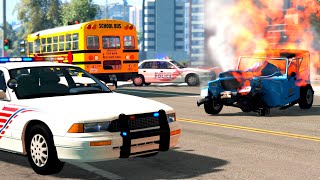 Police Fugitive Squad Takedowns | BeamNG.drive