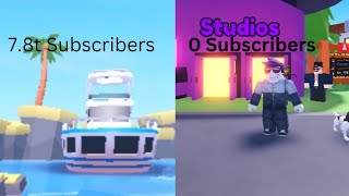 I STARTED OVER 0 Subscribers In Roblox Simulator