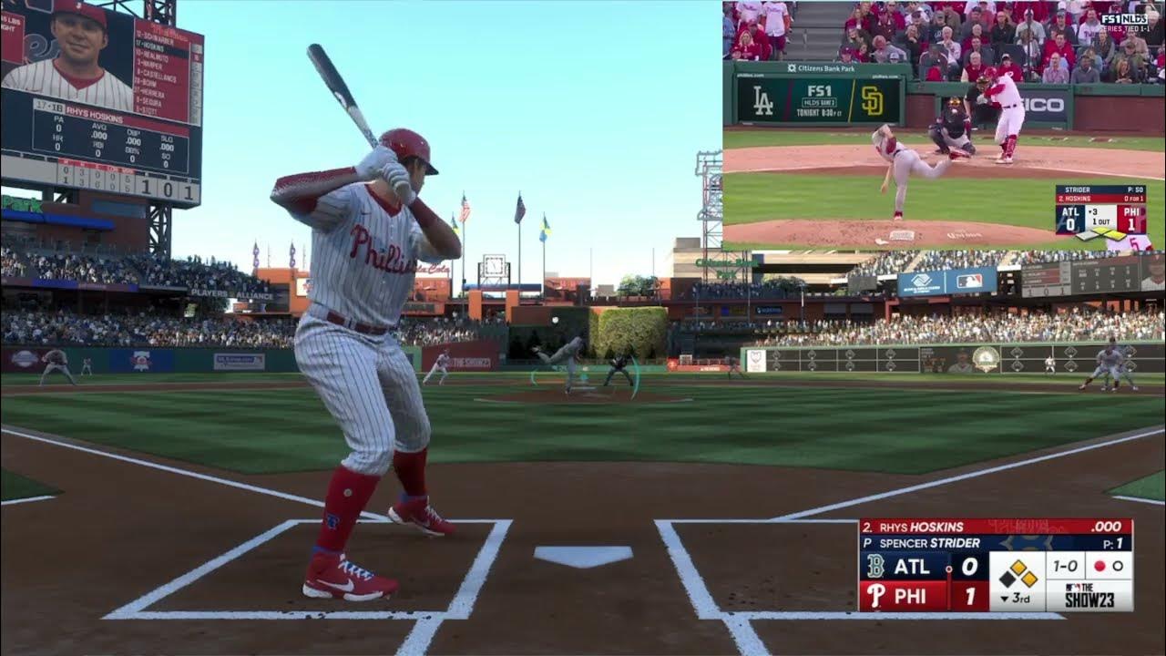 Bat Slam Animation (Rhys Hoskins) in MLB The Show 23 