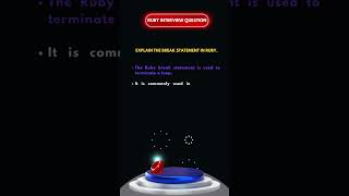 Explain the [Break statement] RUBY || copycat