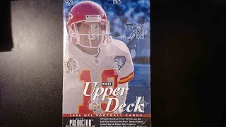 1995 Upper Deck NFL Football Hobby Box | Throwback Thursday