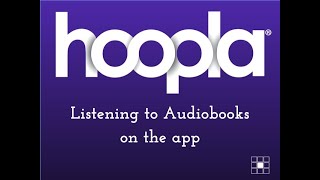 Listening To Audiobooks On Hoopla