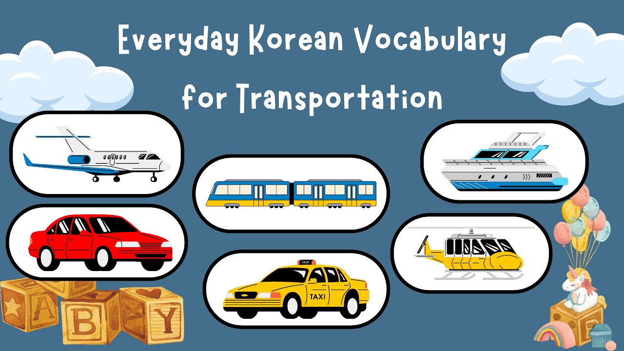 Mastering Korean Transportation Vocabulary: Essential Words for Travel and Conversation | Beginner