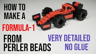 How To Make a Perler Bead Formula-1 Car!