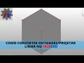 Como converter entidades no FreeCAD | Como projetar linhas no FreeCAD