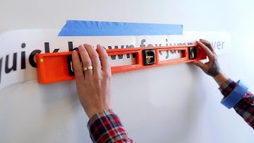 Vinyl Installation: Dry Application Method Tutorial - VCUarts GOlab