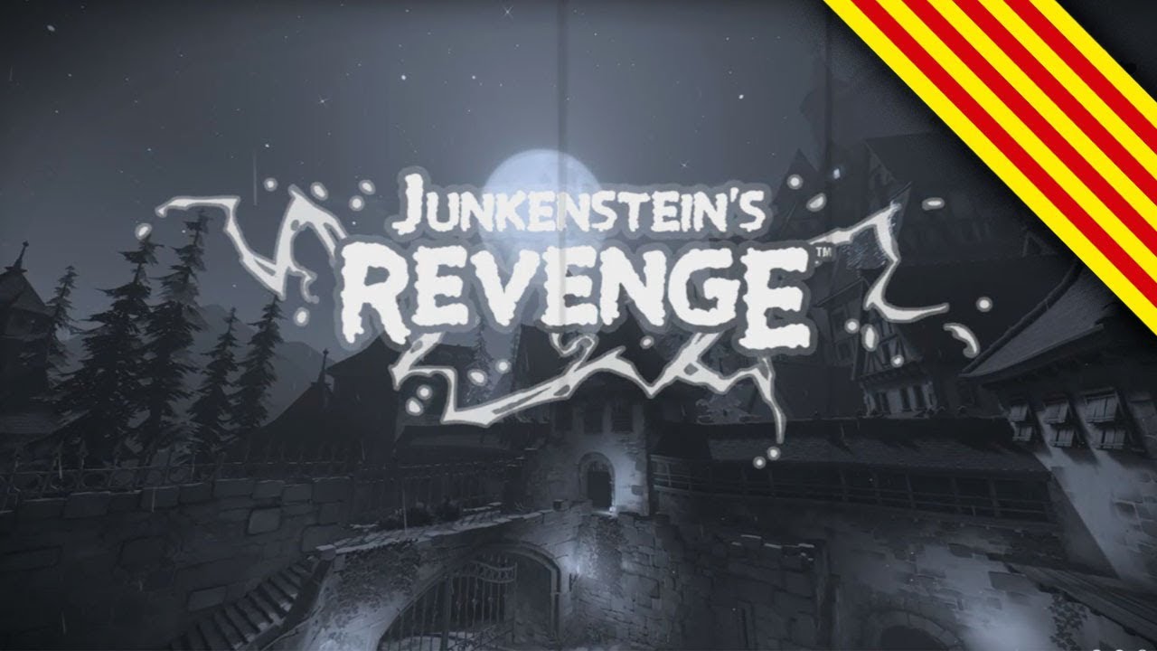 Overwatch Halloween brawl junkenstein revenge in hard mode (gameplay in catalan)